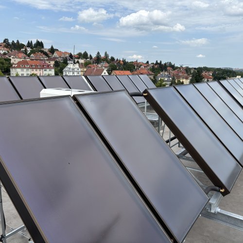 20 kolektorů na pražské Bořislavce
