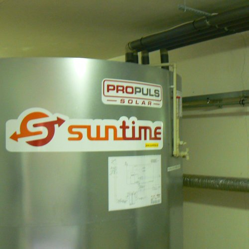 Solární systém Suntime pro Policejní školu (Praha)