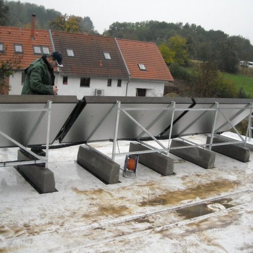 Solární systém pro zahradnictví (Praha)