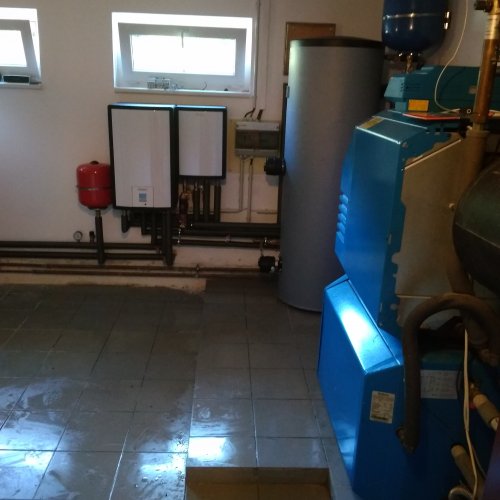 Tepelné čerpadlo místo vytápění naftou (Praha)