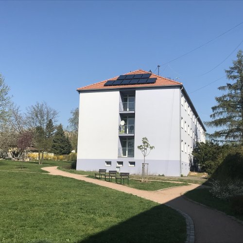 Solární systém pro bytový dům (Brno)